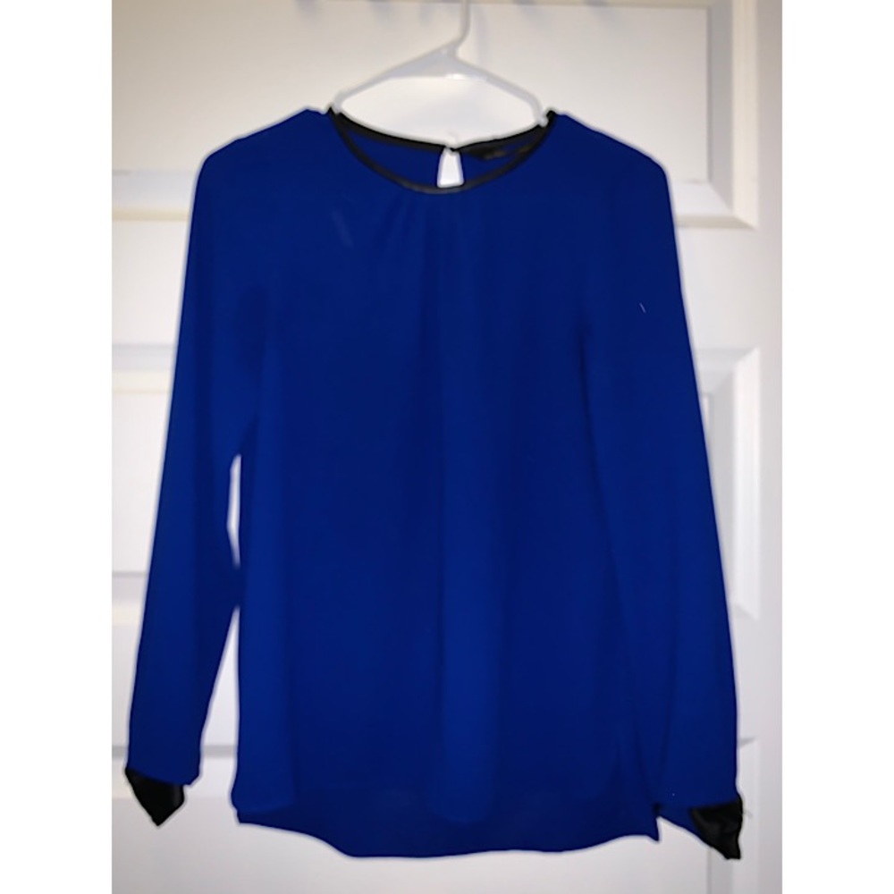 Zara Leather Trim Top
